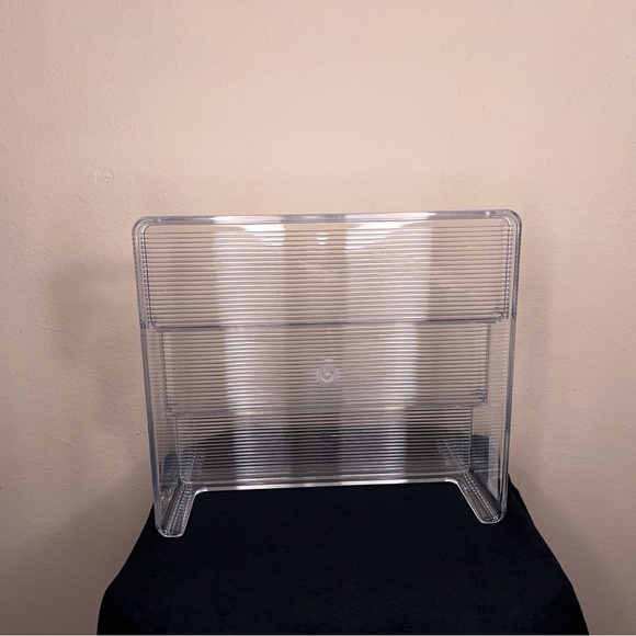 Clear Acrylic Three Level Organizer Makeup Paint Art Crafts Made In USA - Picture 3 of 9